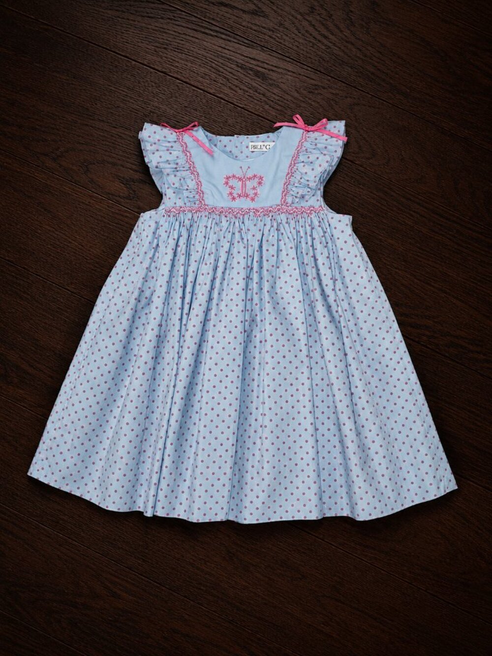 Petit Ami Smocked Butterfly Dress Size 18m